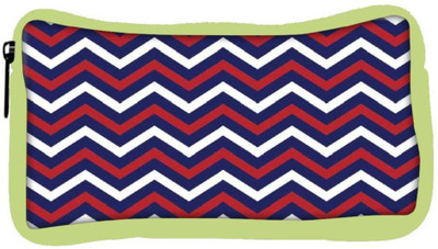

Snoogg Eco Friendly Canvas Blue Red Pattern 2541 Student Pen Pencil Case Coin Purse Pouch Cosmetic Makeup Bag (GREEN) Pouch(Multicolor)