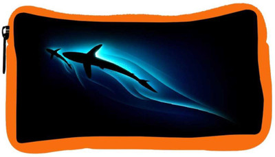 

Snoogg Eco Friendly Canvas Neon Shark In Sea Designer Student Pen Pencil Case Coin Purse Pouch Cosmetic Makeup Bag (ORANGE) Pouch(Multicolor)