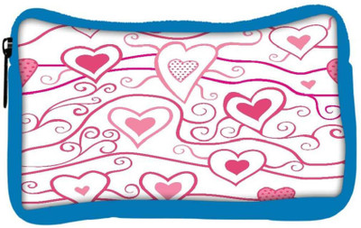 

Snoogg Eco Friendly Canvas Abstract Pink Heart White Pattern Designer Student Pen Pencil Case Coin Purse Pouch Cosmetic Makeup Bag (BLUE) Pouch(Multicolor)