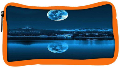 

Snoogg Eco Friendly Canvas Full Moon Reflection Student Pen Pencil Case Coin Purse Pouch Cosmetic Makeup Bag (ORANGE) Pouch(Multicolor)