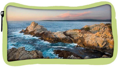 

Snoogg Eco Friendly Canvas Waves Hitting The Mountain Designer Student Pen Pencil Case Coin Purse Pouch Cosmetic Makeup Bag (GREEN) Pouch(Multicolor)