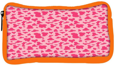

Snoogg Eco Friendly Canvas Pink Pattern Designer Student Pen Pencil Case Coin Purse Pouch Cosmetic Makeup Bag (ORANGE) Pouch(Multicolor)