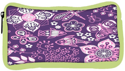 

Snoogg Eco Friendly Canvas Colorful Floral Seamless Pattern In Cartoon Style Seamless Pattern Student Pen Pencil Case Coin Purse Pouch Cosmetic Makeup Bag (GREEN) Pouch(Multicolor)