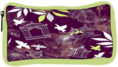 

Snoogg Eco Friendly Canvas Birds And Bird Cages Seamless Pattern Student Pen Pencil Case Coin Purse Pouch Cosmetic Makeup Bag (GREEN) Pouch(Multicolor)