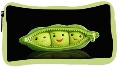 

Snoogg Eco Friendly Canvas Grren Peas Designer Student Pen Pencil Case Coin Purse Pouch Cosmetic Makeup Bag (GREEN) Pouch(Multicolor)