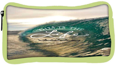 

Snoogg Eco Friendly Canvas Beach Wave Life Student Pen Pencil Case Coin Purse Pouch Cosmetic Makeup Bag (GREEN) Pouch(Multicolor)