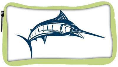 

Snoogg Eco Friendly Canvas Blue Marlin Jumping Student Pen Pencil Case Coin Purse Pouch Cosmetic Makeup Bag (GREEN) Pouch(Multicolor)
