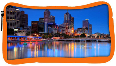 

Snoogg Eco Friendly Canvas Colorful City At Night Designer Student Pen Pencil Case Coin Purse Pouch Cosmetic Makeup Bag (ORANGE) Pouch(Multicolor)