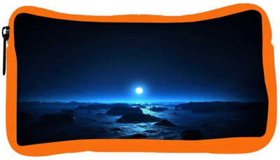 

Snoogg Eco Friendly Canvas Blue Moon Designer Student Pen Pencil Case Coin Purse Pouch Cosmetic Makeup Bag (ORANGE) Pouch(Multicolor)