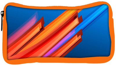 

Snoogg Eco Friendly Canvas Orange And Blue Design Designer Student Pen Pencil Case Coin Purse Pouch Cosmetic Makeup Bag (ORANGE) Pouch(Multicolor)