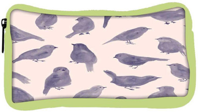 

Snoogg Eco Friendly Canvas Pigeon Paint Student Pen Pencil Case Coin Purse Pouch Cosmetic Makeup Bag (GREEN) Pouch(Multicolor)