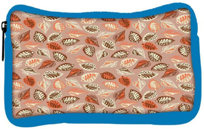 

Snoogg Eco Friendly Canvas Abstract Leaves In Cream Designer Student Pen Pencil Case Coin Purse Pouch Cosmetic Makeup Bag (BLUE) Pouch(Multicolor)