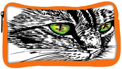 

Snoogg Eco Friendly Canvas Sketch Of Curious Little Cat Looking At Something On The Ground Vector Illu Student Pen Pencil Case Coin Purse Pouch Cosmetic Makeup Bag (ORANGE) Pouch(Multicolor)
