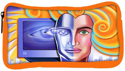 

Snoogg Eco Friendly Canvas Abstract Blue Pattern Designer Student Pen Pencil Case Coin Purse Pouch Cosmetic Makeup Bag (ORANGE) Pouch(Multicolor)