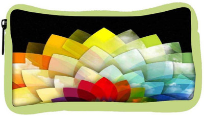 

Snoogg Eco Friendly Canvas Colorful Flower Petals 2768 Student Pen Pencil Case Coin Purse Pouch Cosmetic Makeup Bag (GREEN) Pouch(Multicolor)