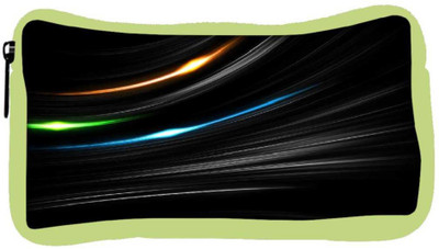 

Snoogg Eco Friendly Canvas Multicolor In Black Designer Student Pen Pencil Case Coin Purse Pouch Cosmetic Makeup Bag (GREEN) Pouch(Multicolor)