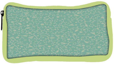 

Snoogg Eco Friendly Canvas Blue Pattern Designer Student Pen Pencil Case Coin Purse Pouch Cosmetic Makeup Bag (GREEN) Pouch(Multicolor)