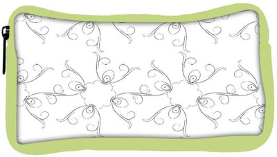 

Snoogg Eco Friendly Canvas Pencil Sketch Designer Student Pen Pencil Case Coin Purse Pouch Cosmetic Makeup Bag (GREEN) Pouch(Multicolor)