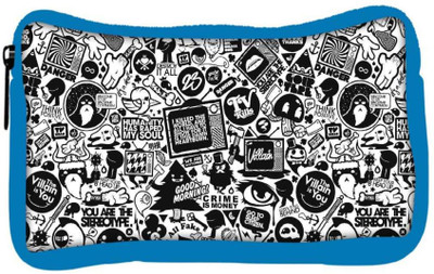 

Snoogg Eco Friendly Canvas Television Designer Student Pen Pencil Case Coin Purse Pouch Cosmetic Makeup Bag (BLUE) Pouch(Multicolor)