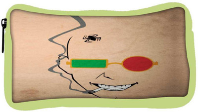

Snoogg Eco Friendly Canvas Naughty Minimal Student Pen Pencil Case Coin Purse Pouch Cosmetic Makeup Bag (GREEN) Pouch(Multicolor)