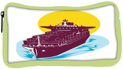 

Snoogg Eco Friendly Canvas Container Cargo Ship Student Pen Pencil Case Coin Purse Pouch Cosmetic Makeup Bag (GREEN) Pouch(Multicolor)