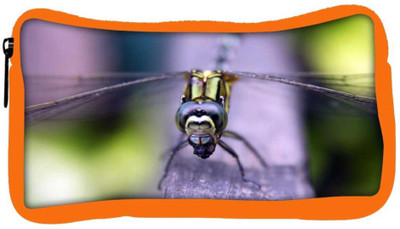 

Snoogg Eco Friendly Canvas Dark Dragonfly Designer Student Pen Pencil Case Coin Purse Pouch Cosmetic Makeup Bag (ORANGE) Pouch(Multicolor)