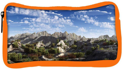 

Snoogg Eco Friendly Canvas Mountains From Top Designer Student Pen Pencil Case Coin Purse Pouch Cosmetic Makeup Bag (ORANGE) Pouch(Multicolor)