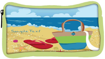 

Snoogg Eco Friendly Canvas Summer Illustration Student Pen Pencil Case Coin Purse Pouch Cosmetic Makeup Bag (GREEN) Pouch(Multicolor)