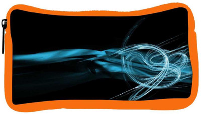 

Snoogg Eco Friendly Canvas Blue Smoke Designer Student Pen Pencil Case Coin Purse Pouch Cosmetic Makeup Bag (ORANGE) Pouch(Multicolor)