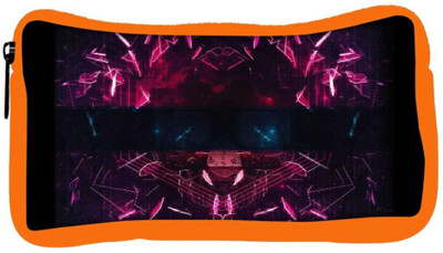 

Snoogg Eco Friendly Canvas Neon Mask Made Of Shards 2667 Student Pen Pencil Case Coin Purse Pouch Cosmetic Makeup Bag (ORANGE) Pouch(Multicolor)