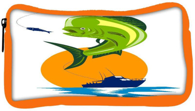 

Snoogg Eco Friendly Canvas Dorado Dolphin Fish Mahi Mahi Jumping Student Pen Pencil Case Coin Purse Pouch Cosmetic Makeup Bag (ORANGE) Pouch(Multicolor)