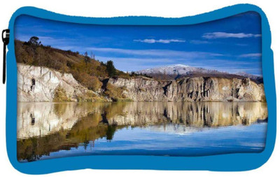 

Snoogg Eco Friendly Canvas River And Mountain Designer Student Pen Pencil Case Coin Purse Pouch Cosmetic Makeup Bag (BLUE) Pouch(Multicolor)