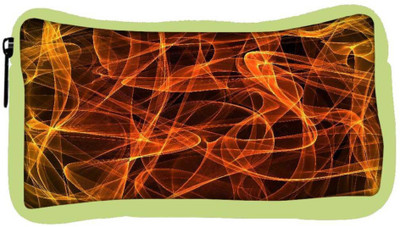 

Snoogg Eco Friendly Canvas Grungy Flames Background Student Pen Pencil Case Coin Purse Pouch Cosmetic Makeup Bag (GREEN) Pouch(Multicolor)