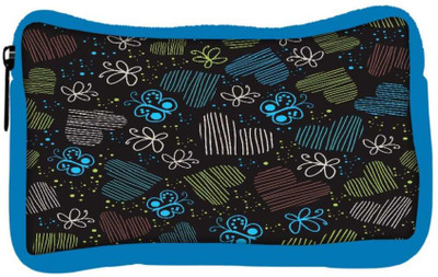 

Snoogg Eco Friendly Canvas Blue Heart And Butterfly Designer Student Pen Pencil Case Coin Purse Pouch Cosmetic Makeup Bag (BLUE) Pouch(Multicolor)