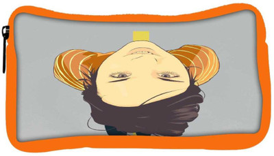 

Snoogg Eco Friendly Canvas Girl Walking On The Road 2781 Student Pen Pencil Case Coin Purse Pouch Cosmetic Makeup Bag (ORANGE) Pouch(Multicolor)