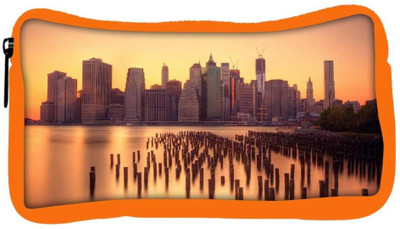

Snoogg Eco Friendly Canvas New York Docks Designer Student Pen Pencil Case Coin Purse Pouch Cosmetic Makeup Bag (ORANGE) Pouch(Multicolor)