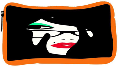 

Snoogg Eco Friendly Canvas Womans Face 2846 Student Pen Pencil Case Coin Purse Pouch Cosmetic Makeup Bag (ORANGE) Pouch(Multicolor)