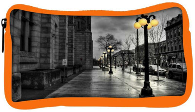 

Snoogg Eco Friendly Canvas Night At Street Designer Student Pen Pencil Case Coin Purse Pouch Cosmetic Makeup Bag (ORANGE) Pouch(Multicolor)