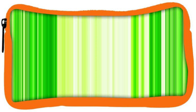 

Snoogg Eco Friendly Canvas Green Strips Designer Student Pen Pencil Case Coin Purse Pouch Cosmetic Makeup Bag (ORANGE) Pouch(Multicolor)