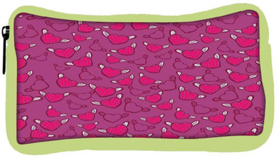 

Snoogg Eco Friendly Canvas Angel Of Hearts Designer Student Pen Pencil Case Coin Purse Pouch Cosmetic Makeup Bag (GREEN) Pouch(Multicolor)