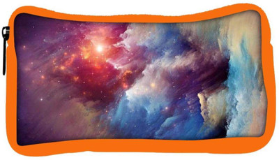 

Snoogg Eco Friendly Canvas Universe Storm Student Pen Pencil Case Coin Purse Pouch Cosmetic Makeup Bag (ORANGE) Pouch(Multicolor)