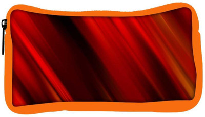 

Snoogg Eco Friendly Canvas Abstract Red Colour Designer Student Pen Pencil Case Coin Purse Pouch Cosmetic Makeup Bag (ORANGE) Pouch(Multicolor)
