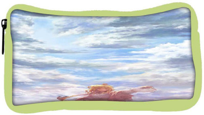 

Snoogg Eco Friendly Canvas Baby Sky Girl Sky Bird Designer Student Pen Pencil Case Coin Purse Pouch Cosmetic Makeup Bag (GREEN) Pouch(Multicolor)