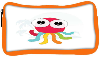 

Snoogg Eco Friendly Canvas Cute Little Octopus Student Pen Pencil Case Coin Purse Pouch Cosmetic Makeup Bag (ORANGE) Pouch(Multicolor)