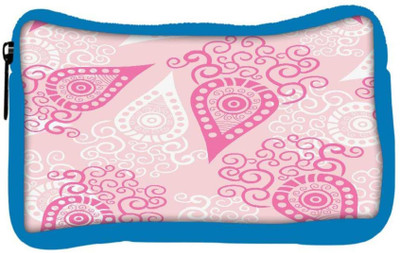 

Snoogg Eco Friendly Canvas Pink Pattern Designer Student Pen Pencil Case Coin Purse Pouch Cosmetic Makeup Bag (BLUE) Pouch(Multicolor)