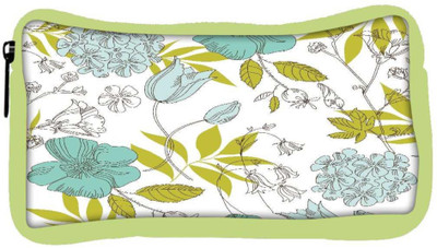 

Snoogg Eco Friendly Canvas Colorful Leaves Designer Student Pen Pencil Case Coin Purse Pouch Cosmetic Makeup Bag (GREEN) Pouch(Multicolor)