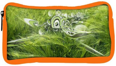

Snoogg Eco Friendly Canvas Abstract Spider Web Designer Student Pen Pencil Case Coin Purse Pouch Cosmetic Makeup Bag (ORANGE) Pouch(Multicolor)