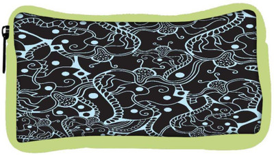 

Snoogg Eco Friendly Canvas Abstract Black Pattern Design Designer Student Pen Pencil Case Coin Purse Pouch Cosmetic Makeup Bag (GREEN) Pouch(Multicolor)
