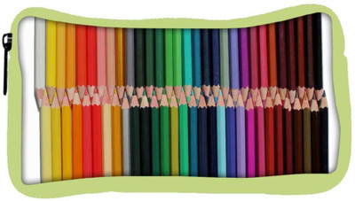

Snoogg Eco Friendly Canvas Colored Pencils Designer Student Pen Pencil Case Coin Purse Pouch Cosmetic Makeup Bag (GREEN) Pouch(Multicolor)