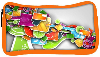 

Snoogg Eco Friendly Canvas Colorful Pattern Design Designer Student Pen Pencil Case Coin Purse Pouch Cosmetic Makeup Bag (ORANGE) Pouch(Multicolor)